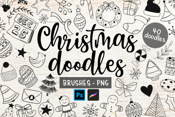 Christmas Doodles: Creative Assets