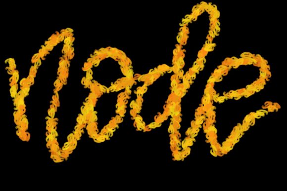 Master Elegant Lettering with Node Brush