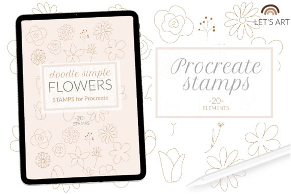 Mastering Digital Florals: Integrating Flowers Procreate Stamps and Lineart Flower Assets into Your Creative Workflow