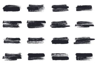 Mastering Visual Impact with a Black Ink Splashes Set