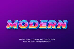 Modern 3D Text Effect Mockup: Elevating Digital Design with Efficiency
