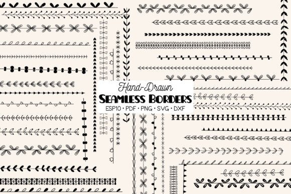 Seamless Borders Illustrator Brushes