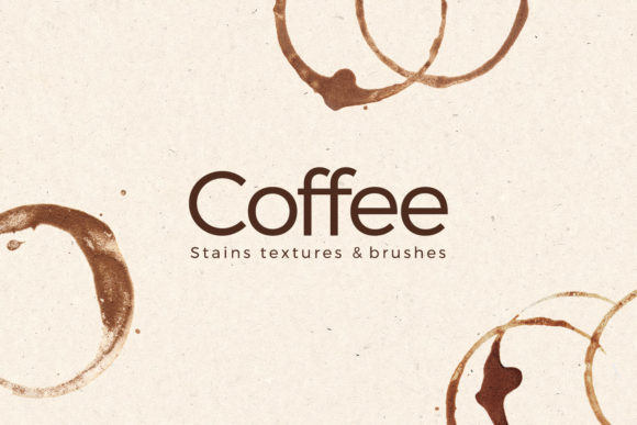Strategic Application of Coffee Stains Textures Brushes in Modern Design