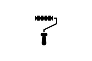Wheel Brushes Icon: A Versatile Vector Asset for Modern Design